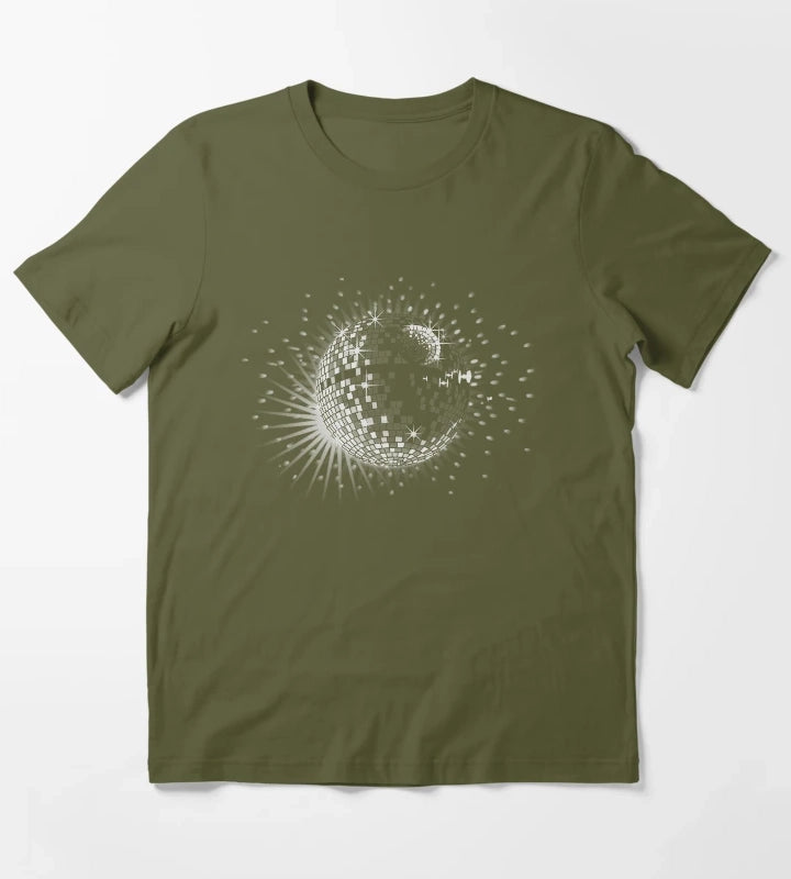 Darkside of Disco T-Shirt Olive Green