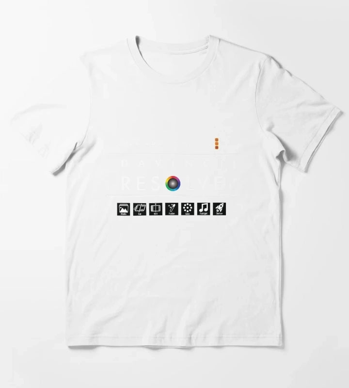 Davinci Resolve Tshirt Apparels Accessories T-Shirt White