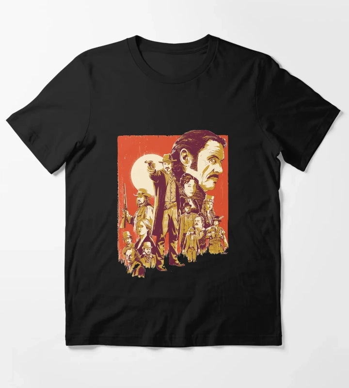 Day Gift Deadwood Hbo Series Artwork Halloween T-Shirt