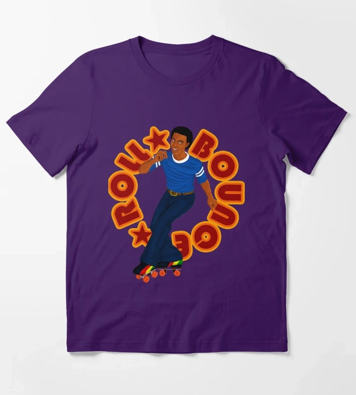 Day Gifts Roll Bounce Halloween Holiday T-Shirt Purple