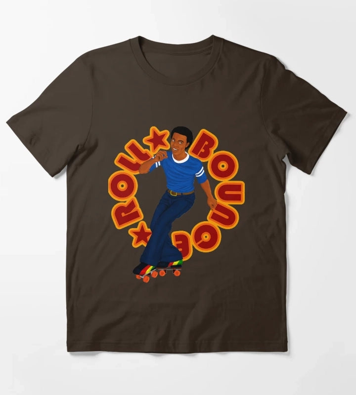Day Gifts Roll Bounce Halloween Holiday T-Shirt Brown