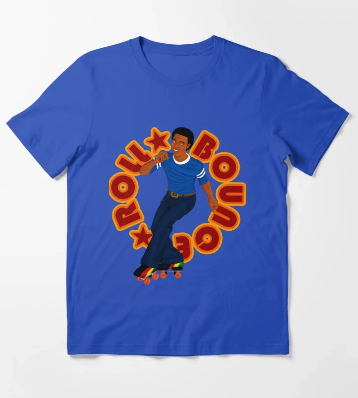 Day Gifts Roll Bounce Halloween Holiday T-Shirt Blue
