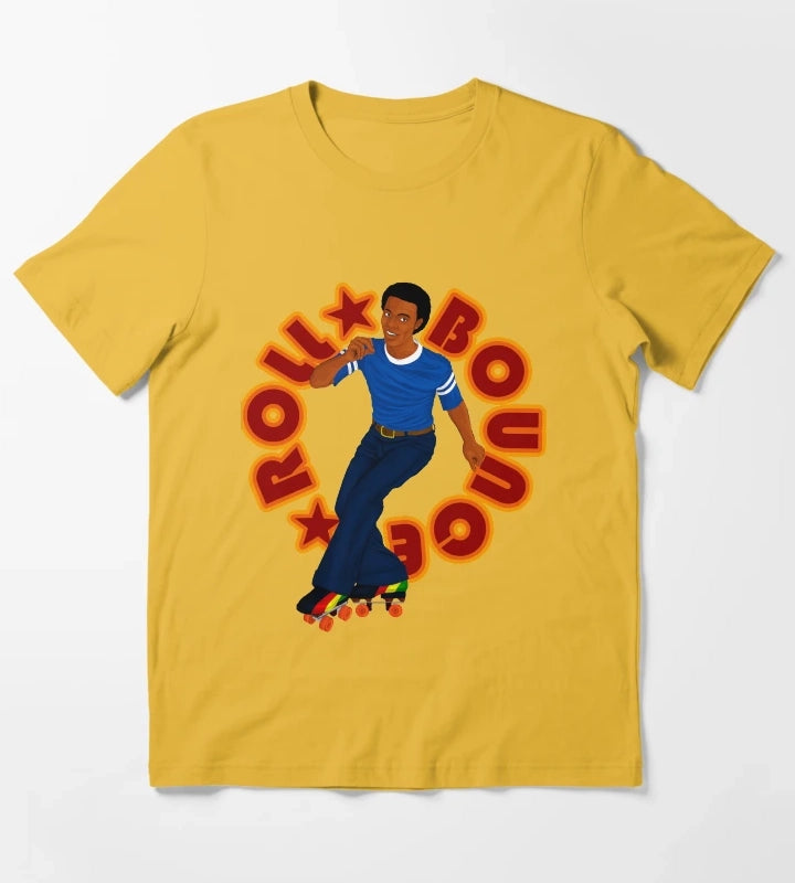 Day Gifts Roll Bounce Halloween Holiday T-Shirt Yellow