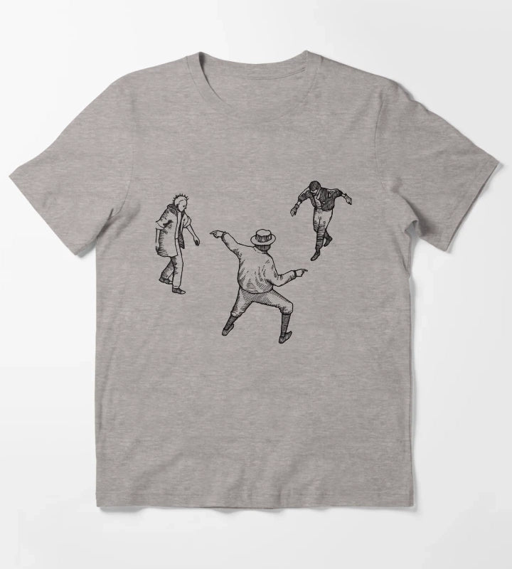 Day Gifts for Disco Gaming Elysium Funny Graphic Gift T-Shirt Heather Grey