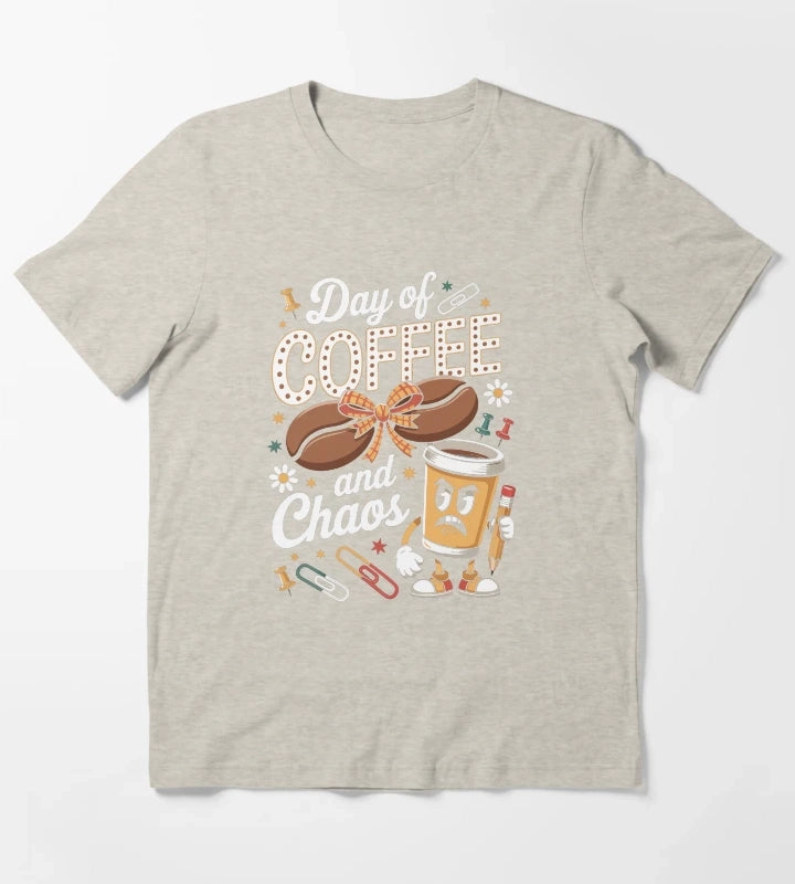 Day of COFFEE and Chaos T-Shirt Cream