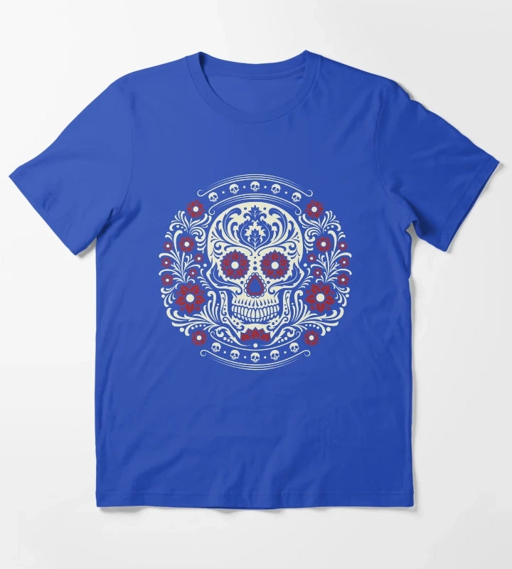 Day of the Dead T-Shirt Blue