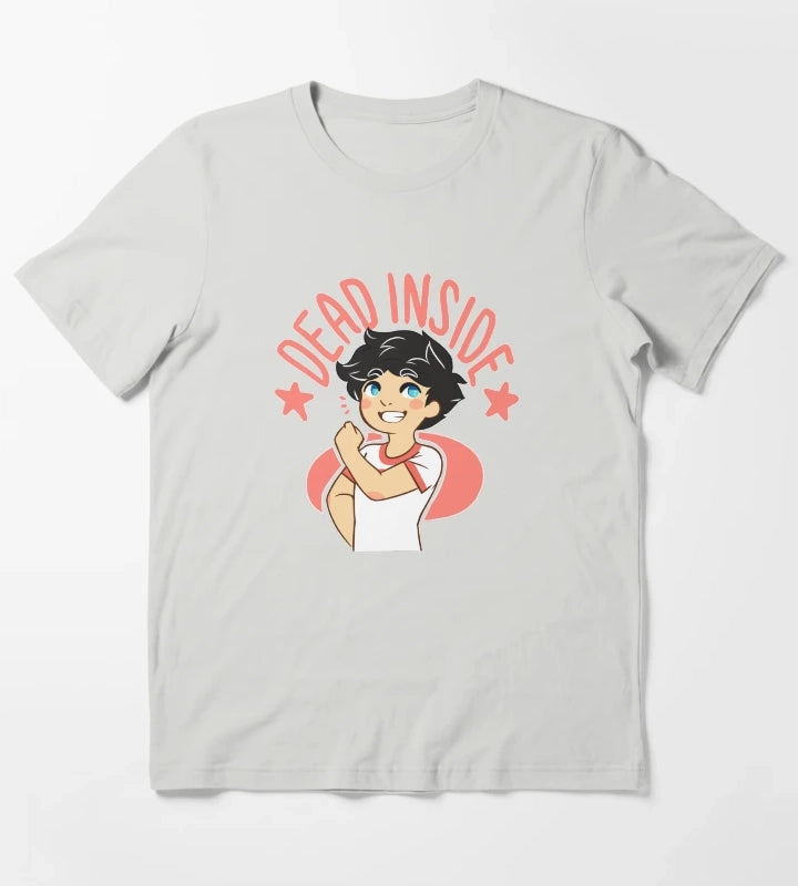Dead Inside T-Shirt Light Grey