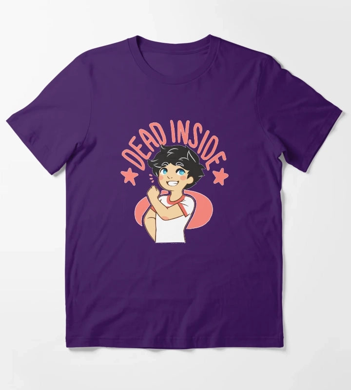 Dead Inside T-Shirt Purple