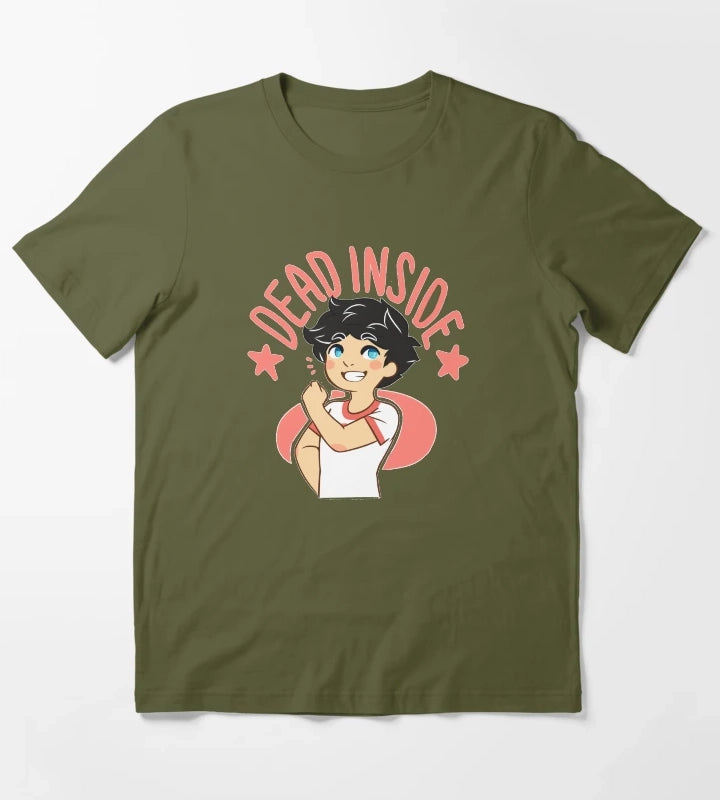 Dead Inside T-Shirt Olive Green