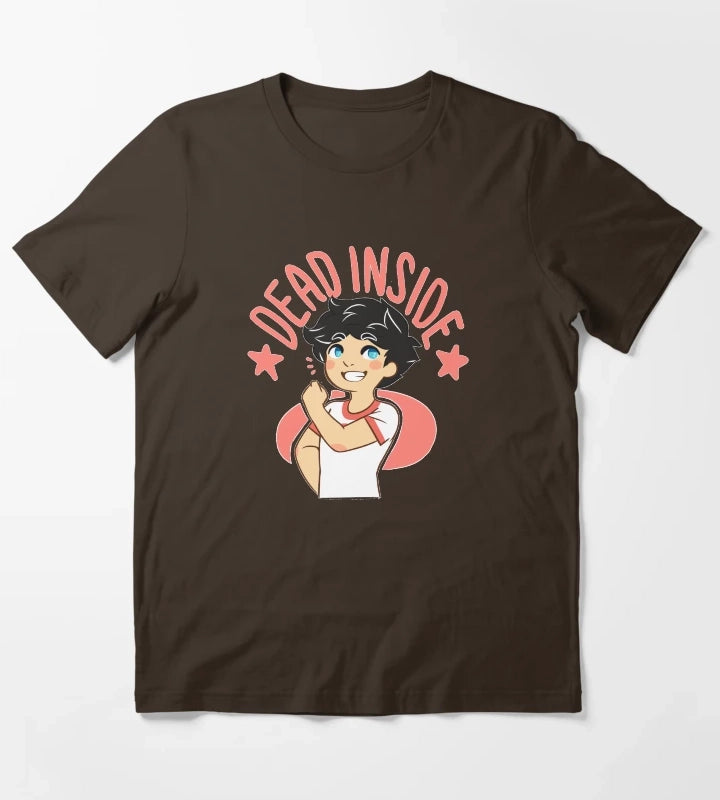 Dead Inside T-Shirt Brown