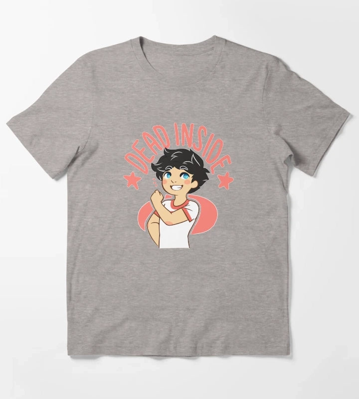 Dead Inside T-Shirt Heather Grey