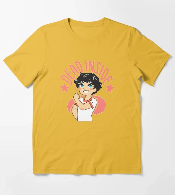 Dead Inside T-Shirt Yellow