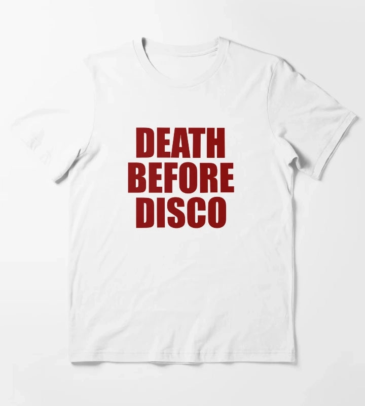 Death Before Disco T-Shirt White