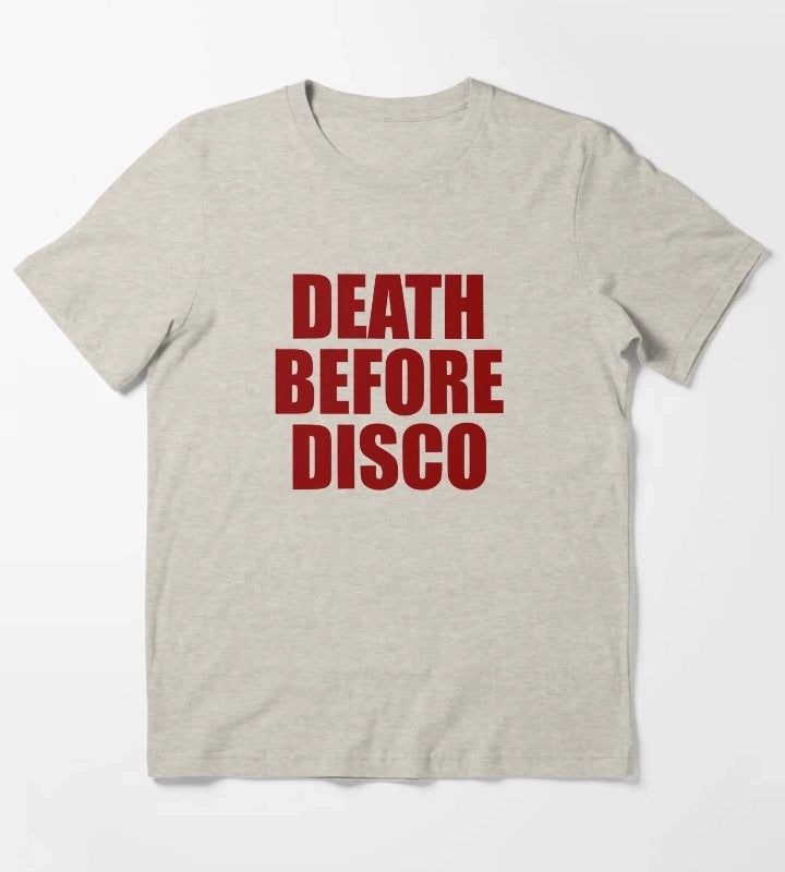 Death Before Disco T-Shirt Cream
