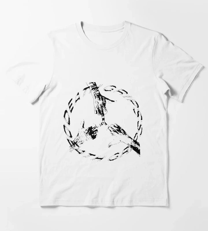 Death Grips Peace Daisy T-Shirt White