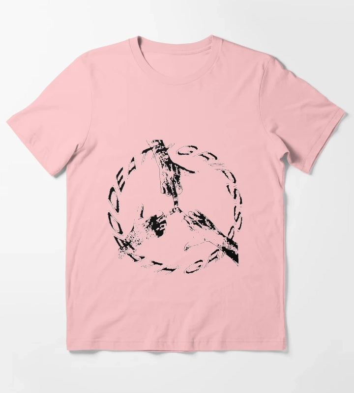 Death Grips Peace Daisy T-Shirt Dark Grey
