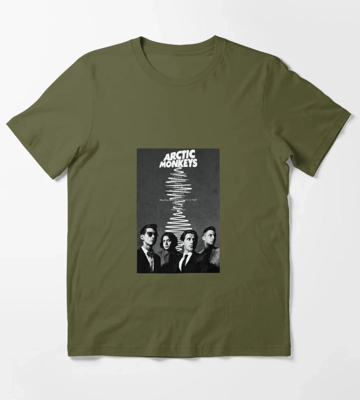 Death Ramps Arctic Monkey Arctic Monkeys Poster Arctic Monkeys Sticker Essential T-Shirt Olive Green