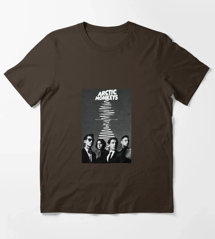 Death Ramps Arctic Monkey Arctic Monkeys Poster Arctic Monkeys Sticker Essential T-Shirt Brown