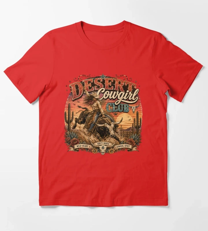Desert cowgirl rodeo spirit T-Shirt Red