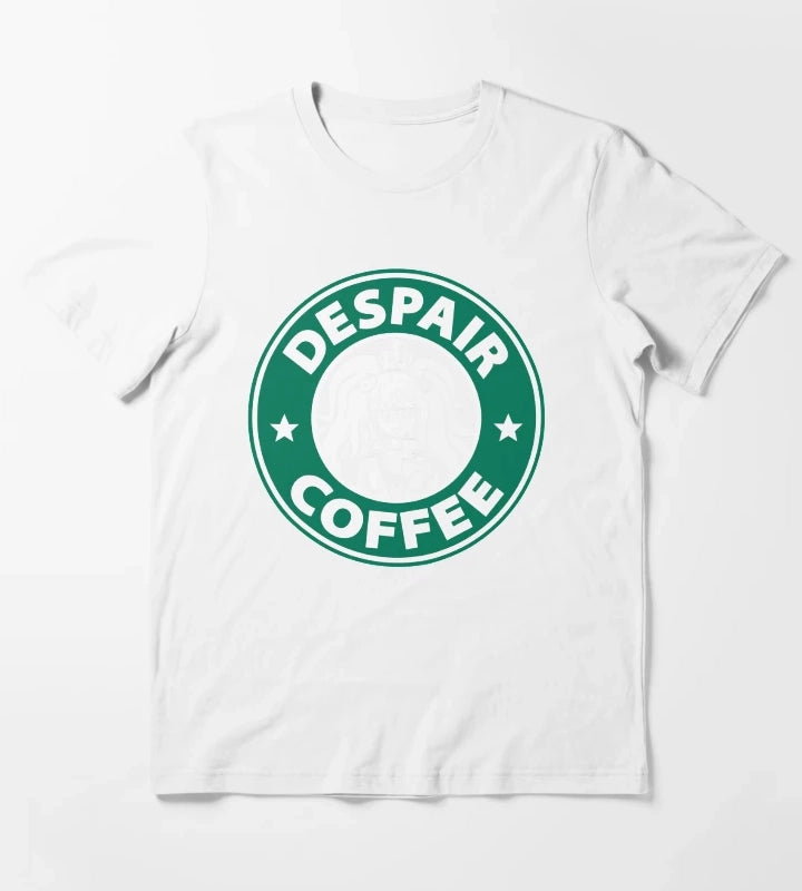 Despair Coffee Danganronpa T-Shirt White