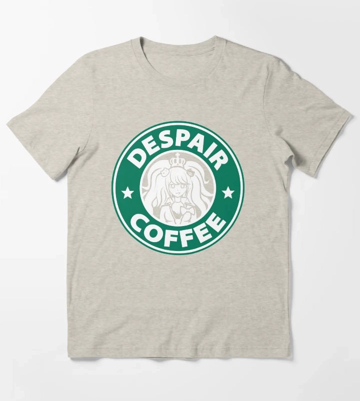 Despair Coffee Danganronpa T-Shirt Cream