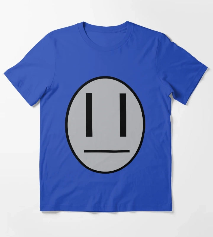 Dibs emotocon shirt T-Shirt Blue
