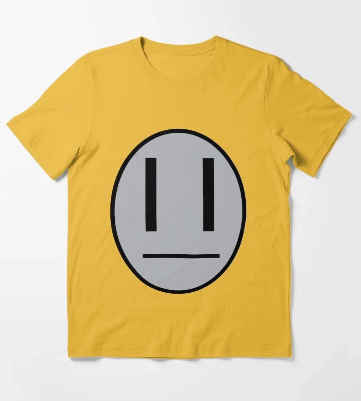 Dibs emotocon shirt T-Shirt Yellow