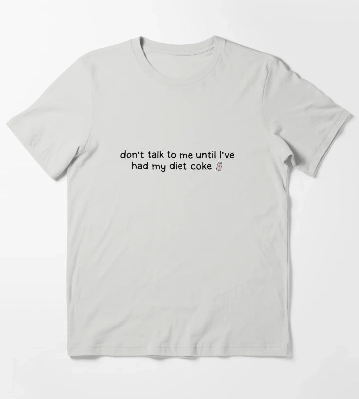 Diet Coke Addict T-Shirt Light Grey