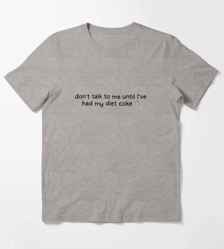 Diet Coke Addict T-Shirt Heather Grey