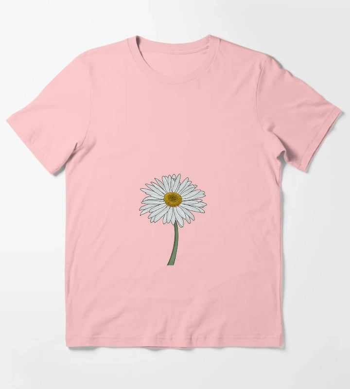 Digital Daisy T-Shirt Dark Grey