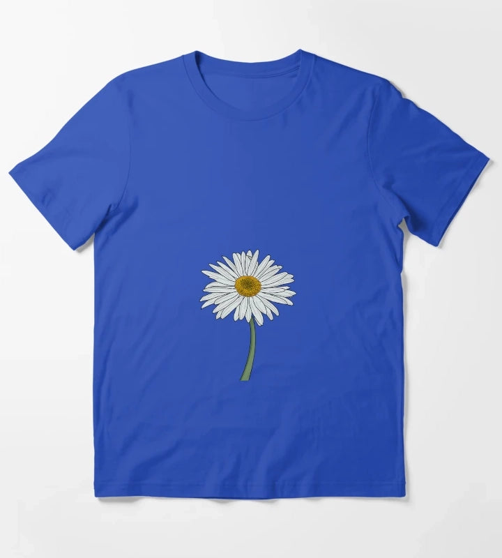 Digital Daisy T-Shirt Blue