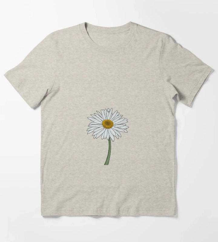 Digital Daisy T-Shirt Cream