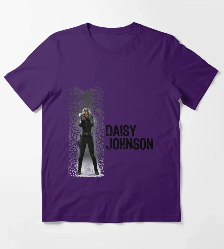 Digital Pixels Daisy Johnson AKA Quake T-Shirt Purple