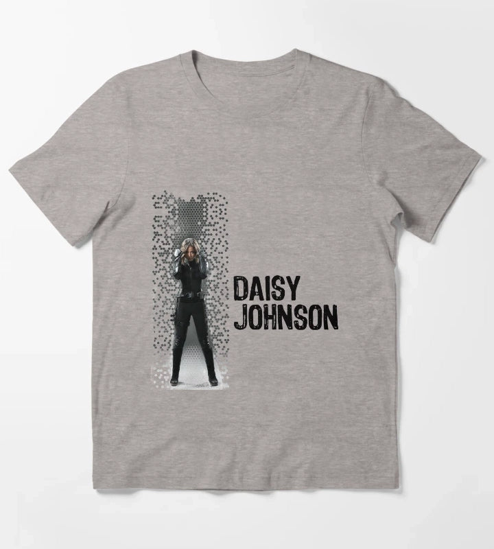 Digital Pixels Daisy Johnson AKA Quake T-Shirt Heather Grey