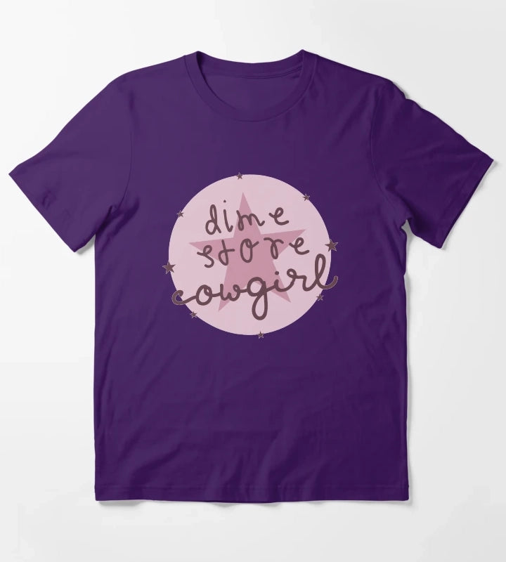 Dime Store Cowgirl T-Shirt Purple