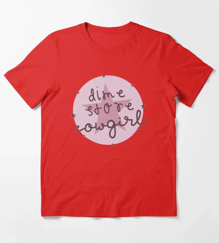 Dime Store Cowgirl T-Shirt Red