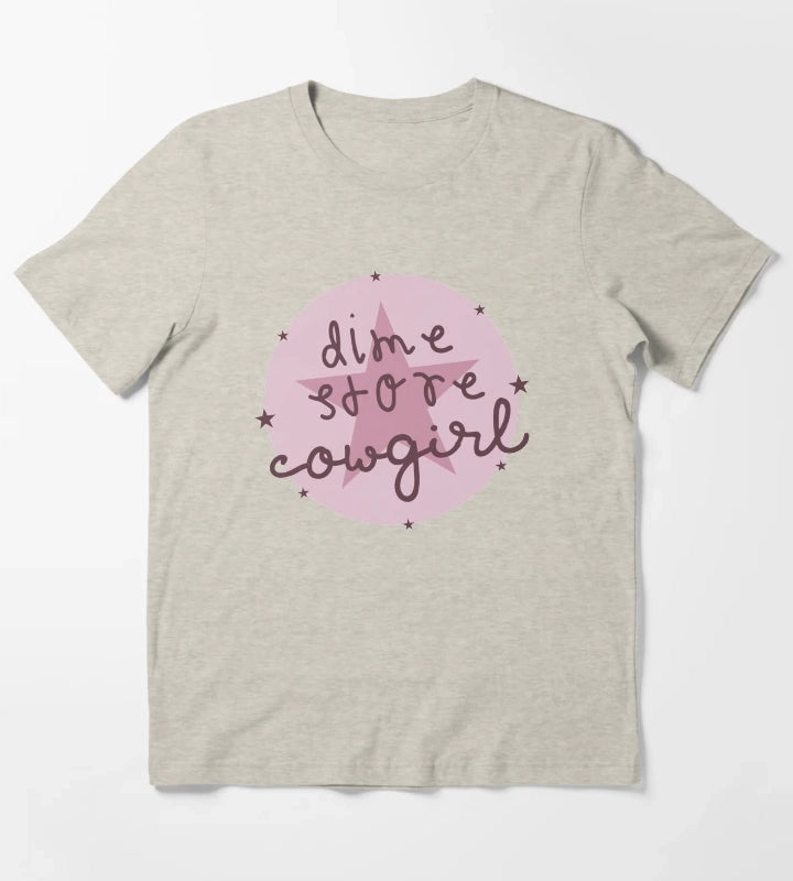 Dime Store Cowgirl T-Shirt Cream