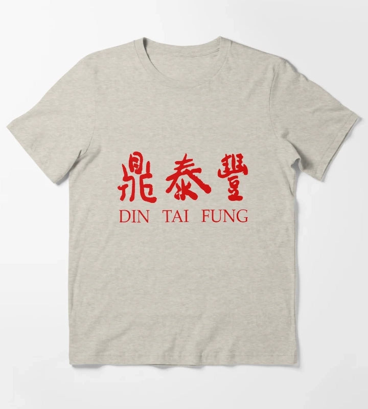 Din Tai Fung Resto Logo 2 T-Shirt Cream