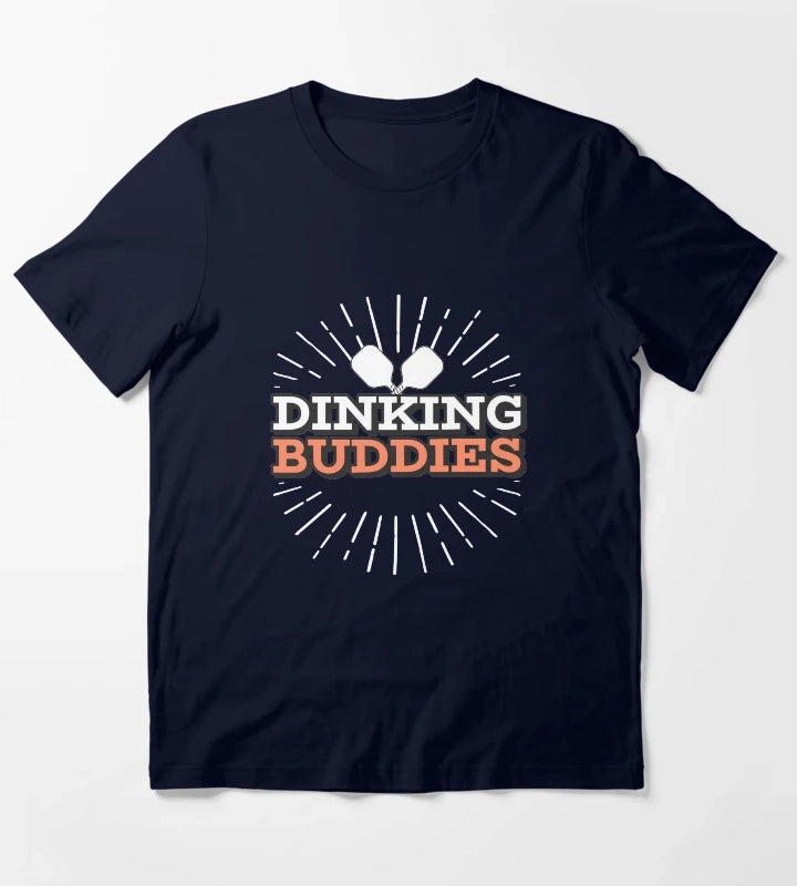 Dinking Buddies Pickleball Tees T-Shirt Navy