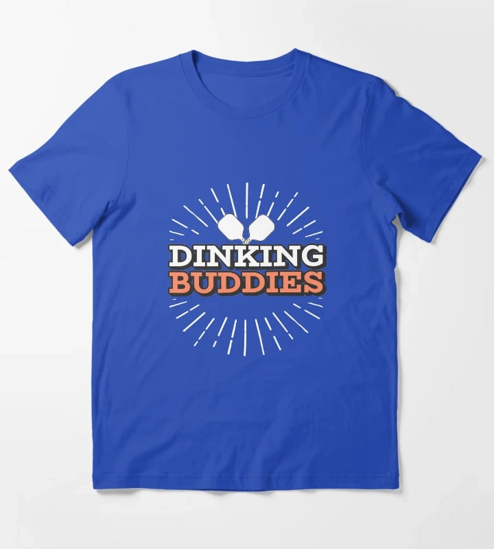 Dinking Buddies Pickleball Tees T-Shirt Blue