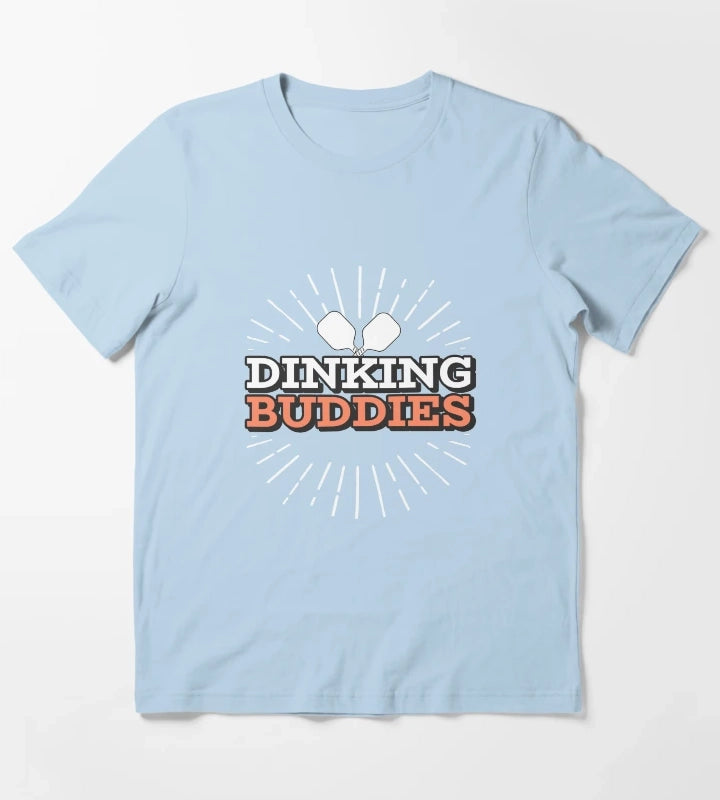 Dinking Buddies Pickleball Tees T-Shirt Sky Blue
