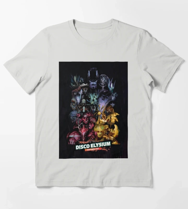 DiscoElysium The Final Cut T-Shirt Light Grey