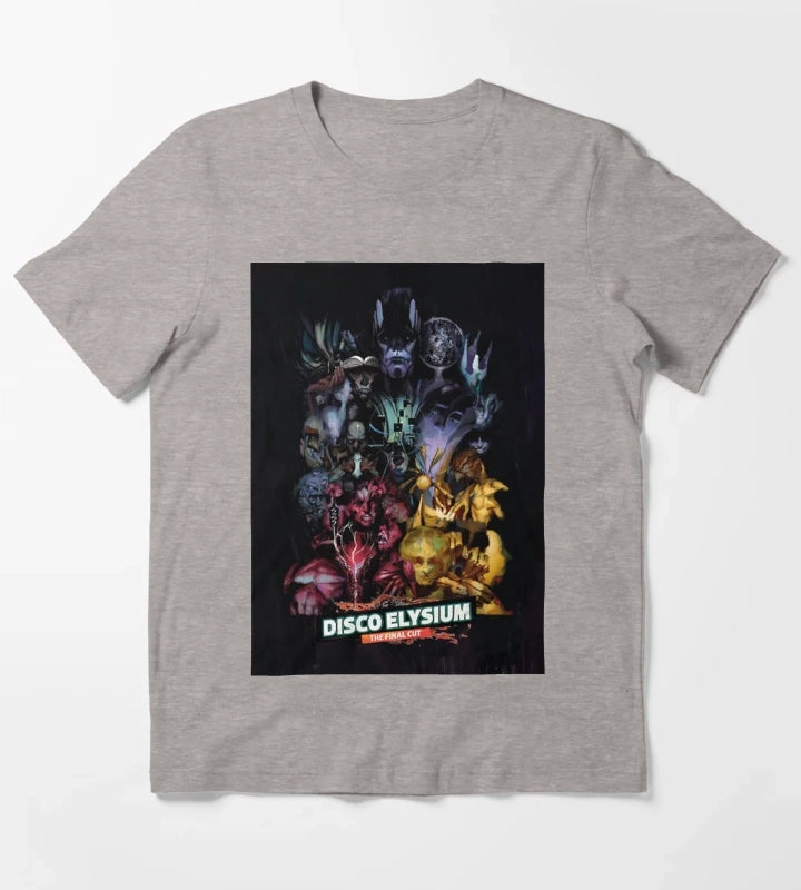 DiscoElysium The Final Cut T-Shirt Heather Grey