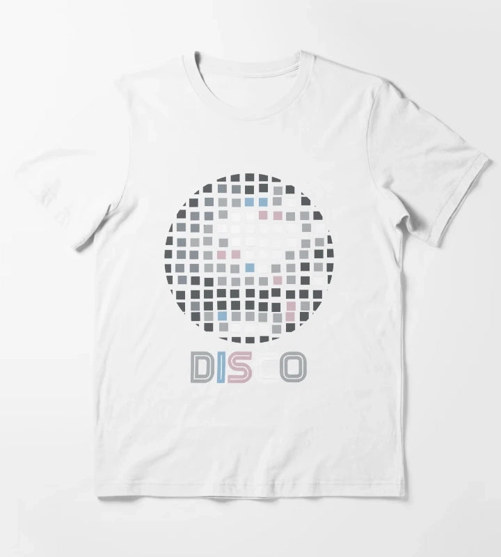 Disco Ball Mosaic T-Shirt White