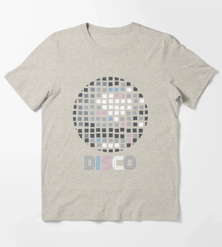 Disco Ball Mosaic T-Shirt Cream