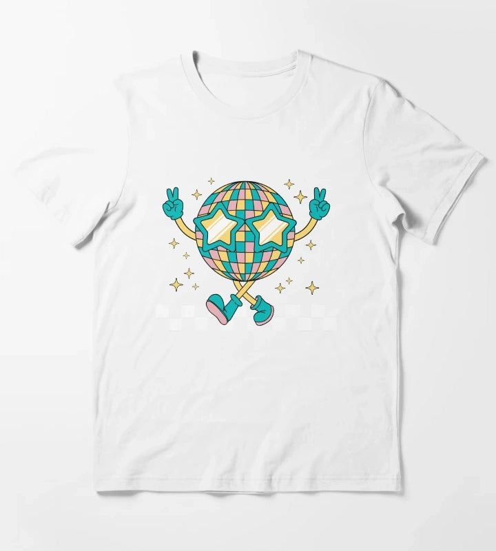 Disco Ball T-Shirt White