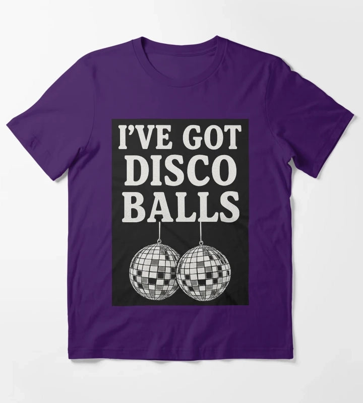 Disco Balls T-Shirt Purple