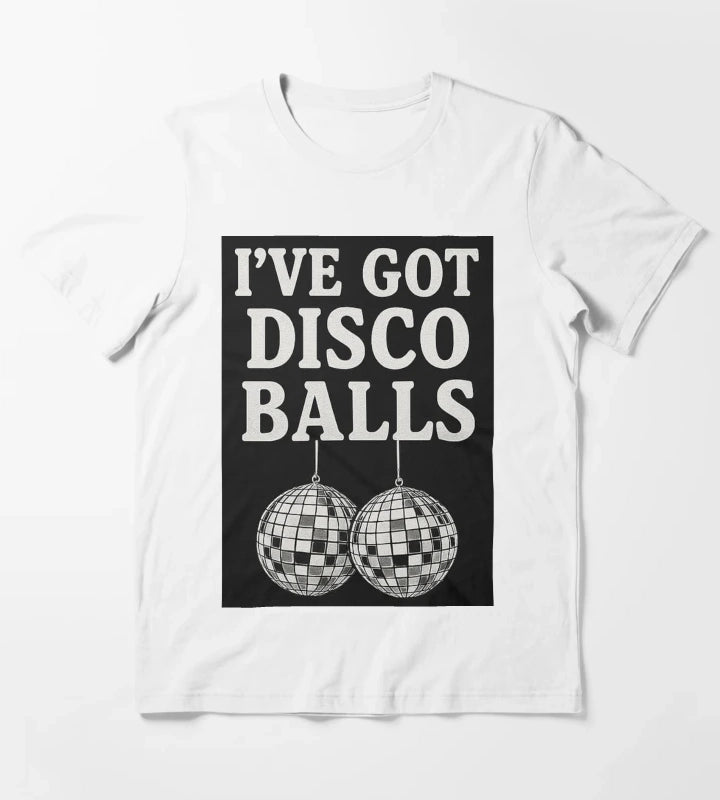 Disco Balls T-Shirt White