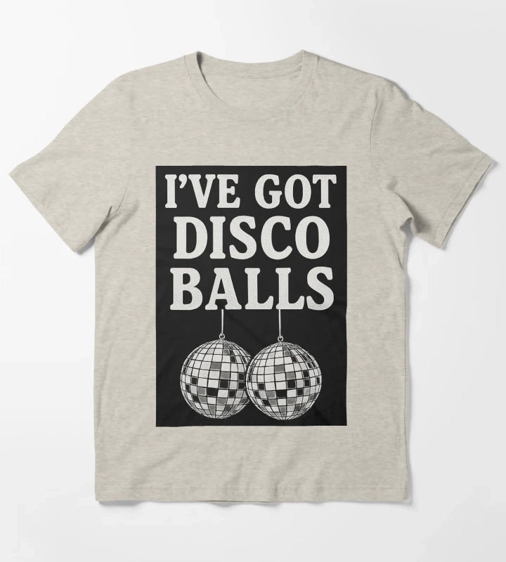 Disco Balls T-Shirt Cream