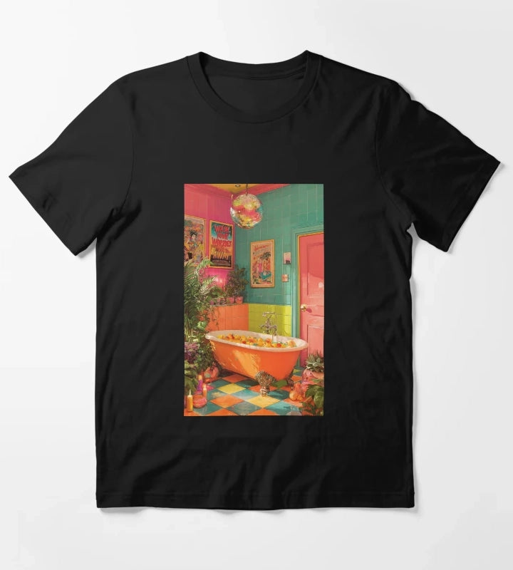 Disco Bathroom V1 T-Shirt